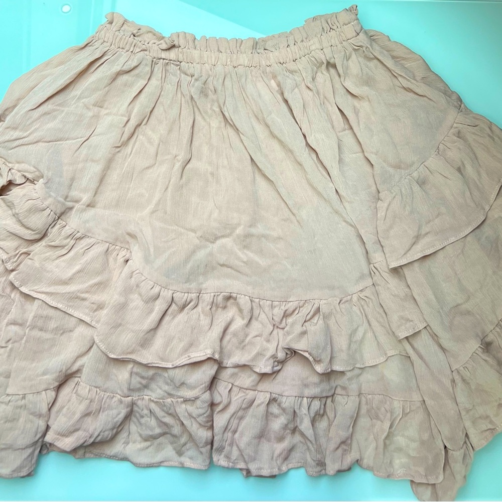 FREE PEOPLE Dusty Pink Flowy Skirt
